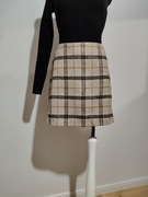 Ciepła spódnica w kratę firmy Primark nowa rozmiar 42/14