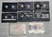 Zestaw 7 kaset magnetofonowych: TDK SA90, Sony UX-S, UX, BASF 