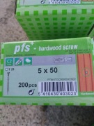 PFS+ hardwoodscrew wkręty tarasowe 5x50 C2 Nierdzewne
