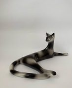 Porcelanowa kotka projektu Mieczysława Naruszewicza, Ćmielów 