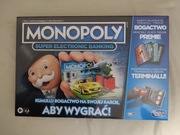 Nowa Gra planszowa MONOPOLY Super Electronic BANKing Gra w folii 
