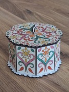 Szkatułka ozdobna ręcznie malowana handmade
