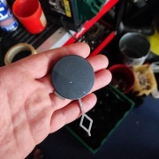 Zaślepka haka zderzaka peugeot 208 tył 