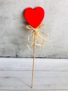 NOWE serce na piku patyku ozdoba dekoracja 