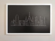 Obraz wykonany ze zszywek - Barcelona 