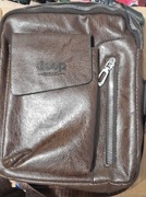 brązowa męska torba listonoszkai Jeep 