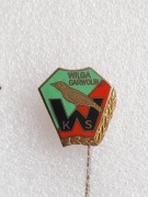 Odznaka KS Wilga Garwolin z wieńcem (emalia)