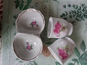 kieliszki do jajek Karolina + kabaret przyprawnik Włocławek motyw róże