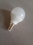 LED żarówka świetlówka E14 7W/630lm/3000K mała kulka kula, krótka