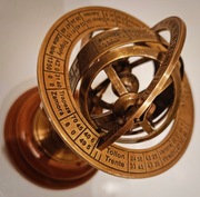 Astrolabium astronomiczn sekstans mosiężne konkret na biurko prezent flota 
