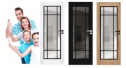 Solidne Drzwi wewnętrzne model ELEGANCE LOFT WINDOOR producent - dostawą