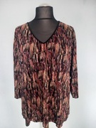 Tunika dzianinowa wzorzysta w prążki rozmiar 52