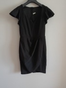 Sukienka Missufe z kopertowym dekoltem dla kobiet, elegancka S