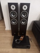 Amplituner z radiem +kolumny 