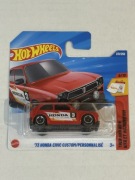 Hot Wheels '73 Honda Civic Custom Personnalise 