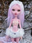 monster high lalka draculaura ooak custom repaint