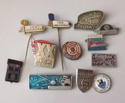 Wpinki różne: turystyczne, zakładowe albo jakie inne 12szt 4