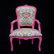 STYLOWY FOTEL LUDWIK KRZESŁO UNIKAT PIĘKNY 