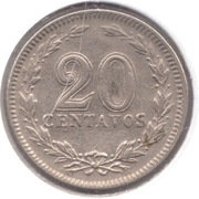ARGENTYNA 20 centavos 1942, KM# 36, XF