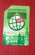 Karty Telef zużyte Salon Przemysłu Obronnego 2001 nr 1153 /1 szt 
