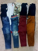 Zestaw 9 par spodni w rozmiarze 104