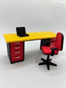 Zestaw biurowy w skali 1:18