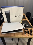 PlayStation 5 (z napędem) CFI-1216A + pad, oryginalne pudełko