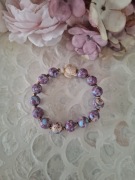 Bransoletka handmade z naturalnych kamieni hematyt jaspis cesarski turkus 