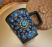 Likwidacja kolekcji, Ręcznie malowany kubek "Mandala"