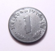 Niemcy 1 reichspfennig 1941 F PIĘKNA!