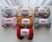 Sznurek bawełniany Radkar 5 mm z rdzeniem ZESTAW 7 MOTKÓW kolory