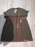 Nowa bluzka tunika MOHITO Zieleń khaki oliwka