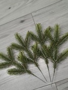 Gałązki  silikonowe 100% PE idealne do wianków stroików bożonarodzeniowych