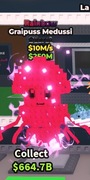 Rainbow Graipuss Medussi 10m/s Steal a Brainrot