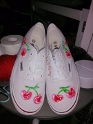 Trampki wiosenne wisienki 