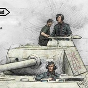 3 x figurki niemców 1/35