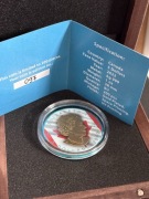 Kanada 5$ 2022 1oz Ag 999 Queen of Canada LIMIT 200 Nr 097 Srebro COA