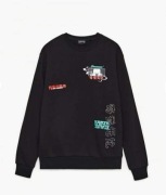 Bluza Mickey Mouse Cropp kolor czarny, rozmiar S 