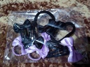 Zestaw gumek i spinek do włosów 