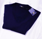 Cavalli Class Roberto sweter damski merino L/XL granatowy moschino celine 