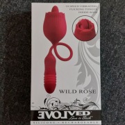 Silikonowy masażer Wild Rose Love is back