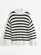 Sweter oversize damski r.52/54, 50%wiskoza,26%poliamid,24%poliester