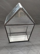 Szklana doniczka na sukulenty / terrarium / ozdoby