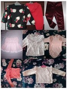 Zestaw paka jesień 74 body bluzki dres misie gamex le bebe sinsay