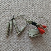 abel Breakout Wideo/Audio DB15(M) na 4x BNC(M) + 2x RCA(M) | Do kart wideo