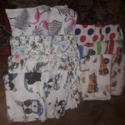 śliniaki i pieluchy tetrowe 