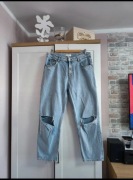 Jeansy mom fit H&M rozmiar XL 42