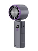 Składany wentylator ręczny z wyświetlaczem LCD – USB