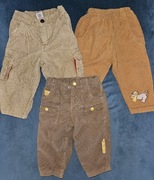 Zestaw 3 sztuki spodenek r. 74