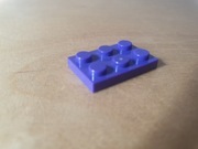 LEGO płytka 2x3 fioletowa 3021 NOWA